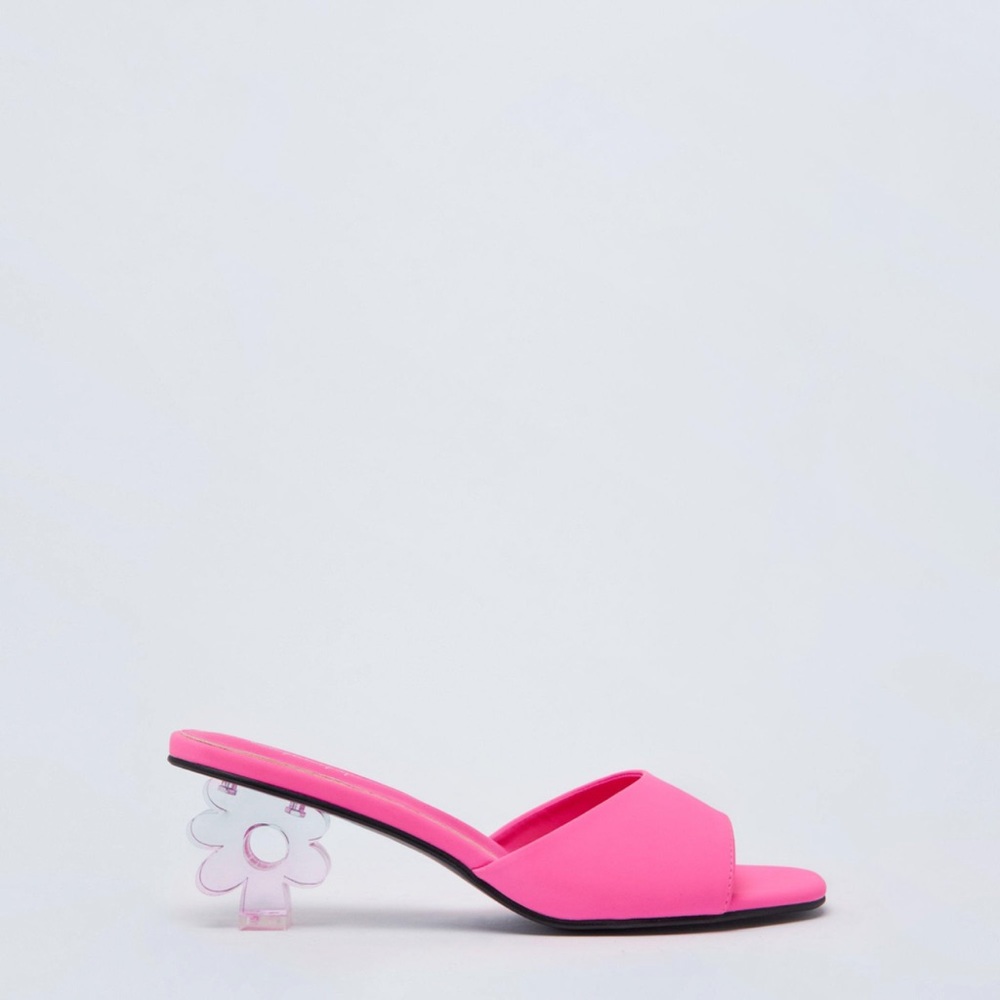 🌸 Flower Heel Mule🌸
